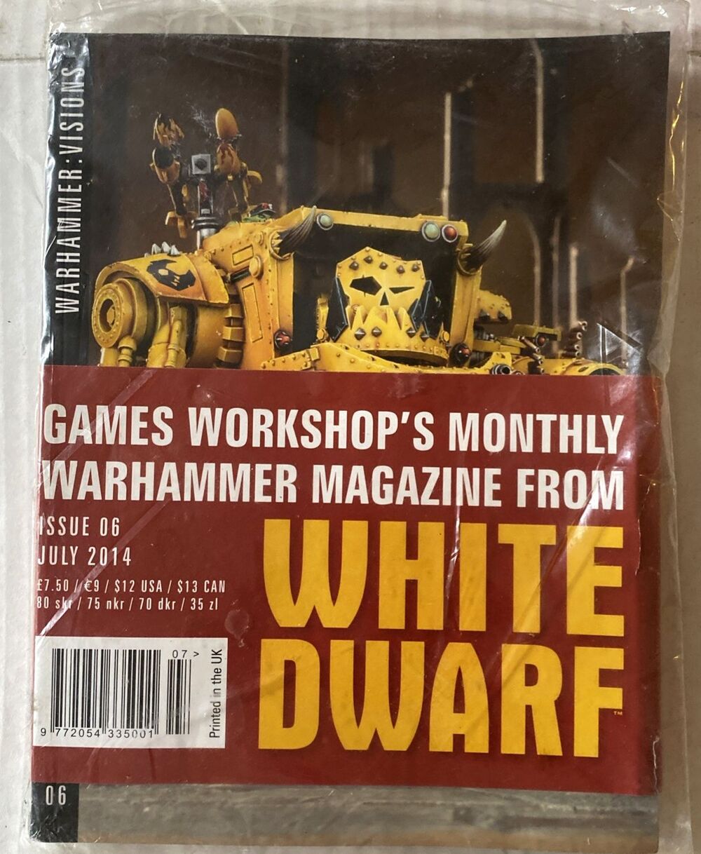 Warhammer Visions Issue 6 July 2014 White Dwarf Magazine Games Workshop Orks 40K